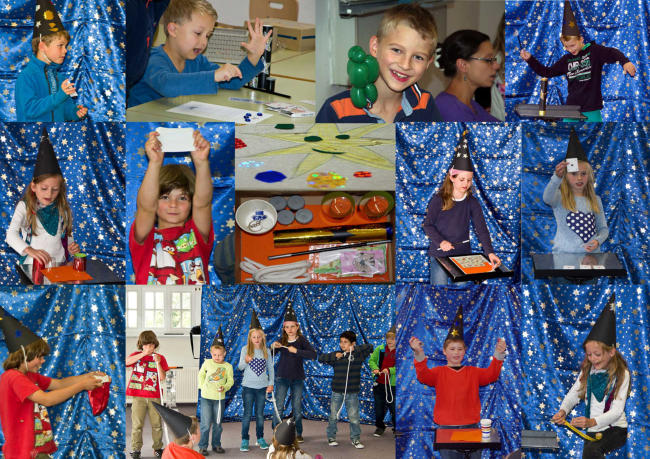 zauberworkshop in VHS, Kinder zaubern